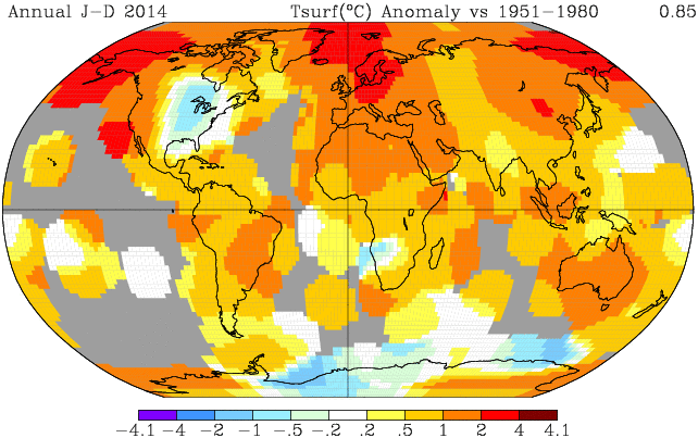 Temperature anomaly 1951-1980